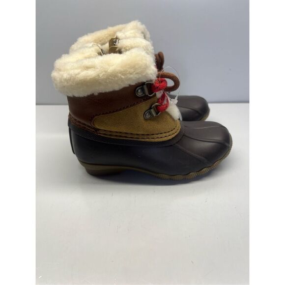 Sperry Little Kids Alpine Saltwater Medium Beige Duck Boots STL165273 Size 9M - Picture 1 of 8